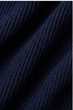 Gebreid Vest Heren met Zakken - Marineblauw