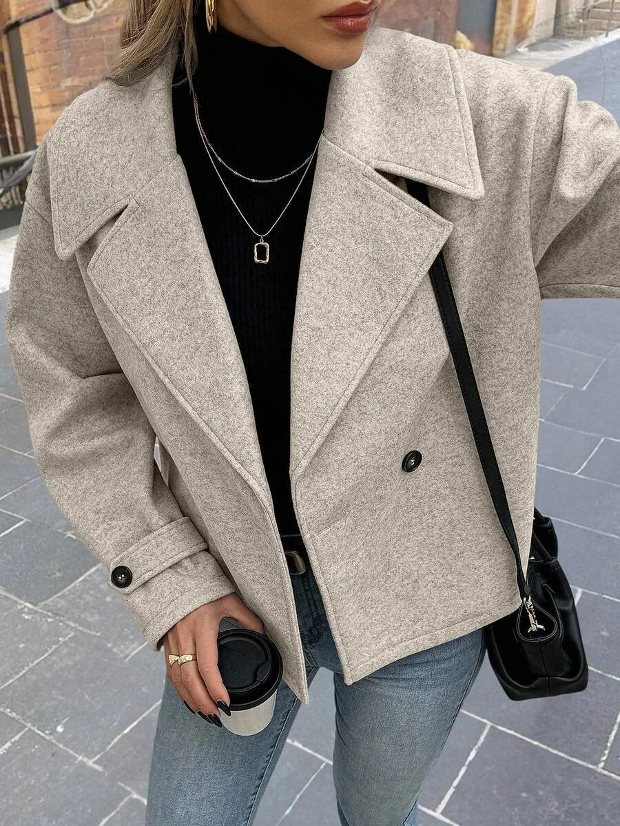 Jas Dames Oversized met Brede Revers
