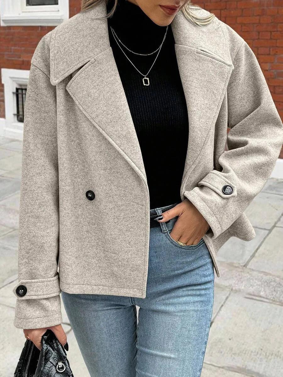 Jas Dames Oversized met Brede Revers