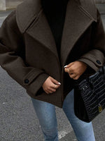 Jas Dames Oversized met Brede Revers