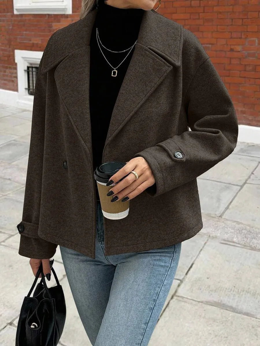 Jas Dames Oversized met Brede Revers