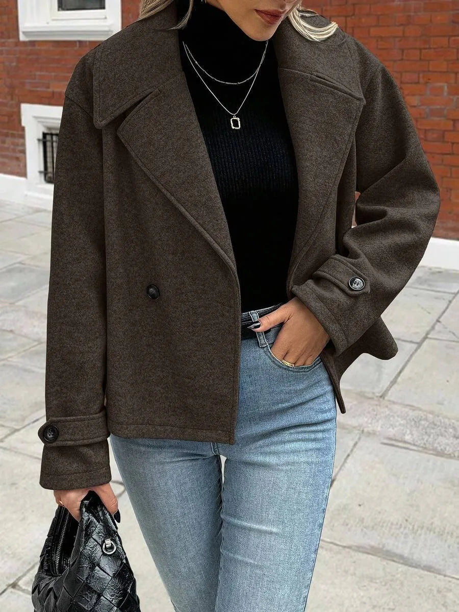 Jas Dames Oversized met Brede Revers