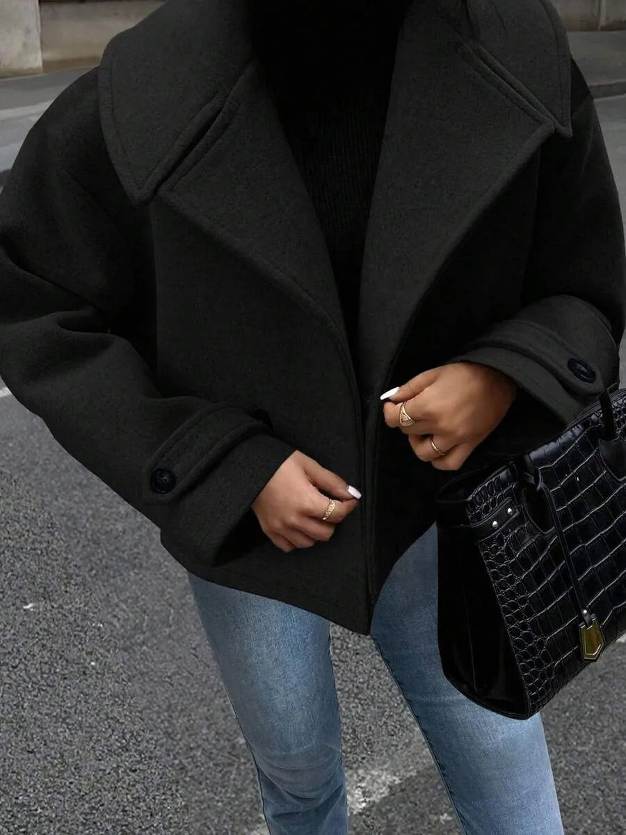 Jas Dames Oversized met Brede Revers