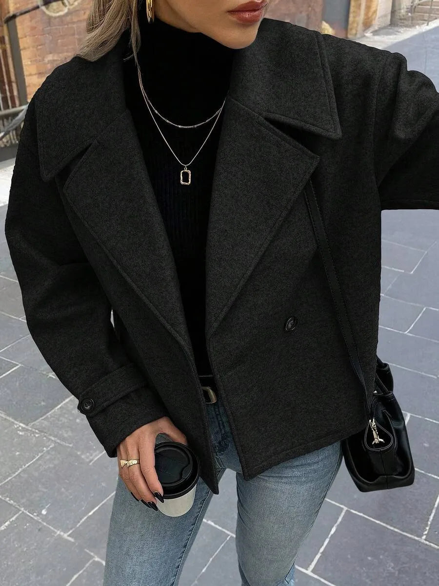 Jas Dames Oversized met Brede Revers