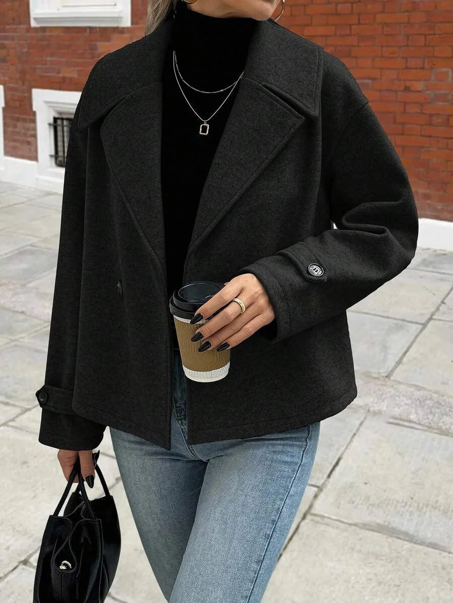 Jas Dames Oversized met Brede Revers