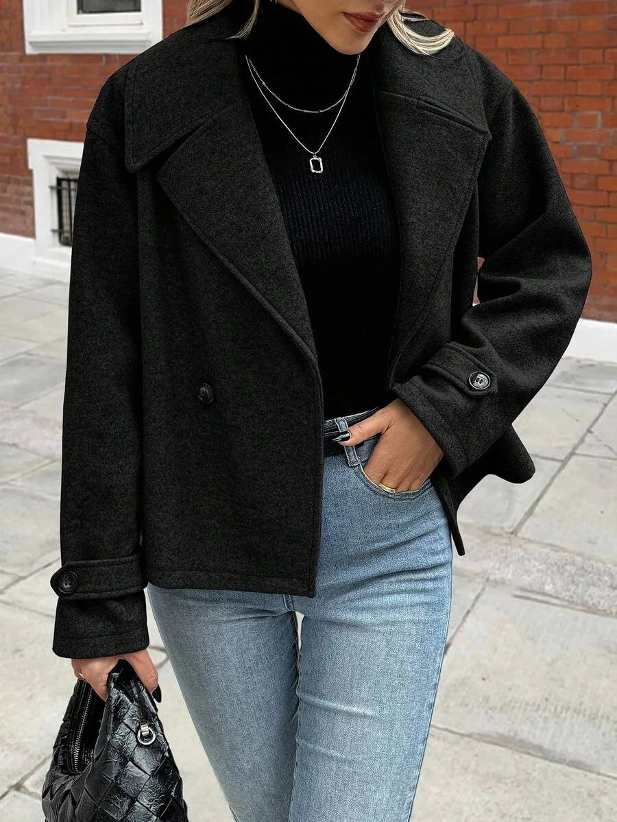 Jas Dames Oversized met Brede Revers