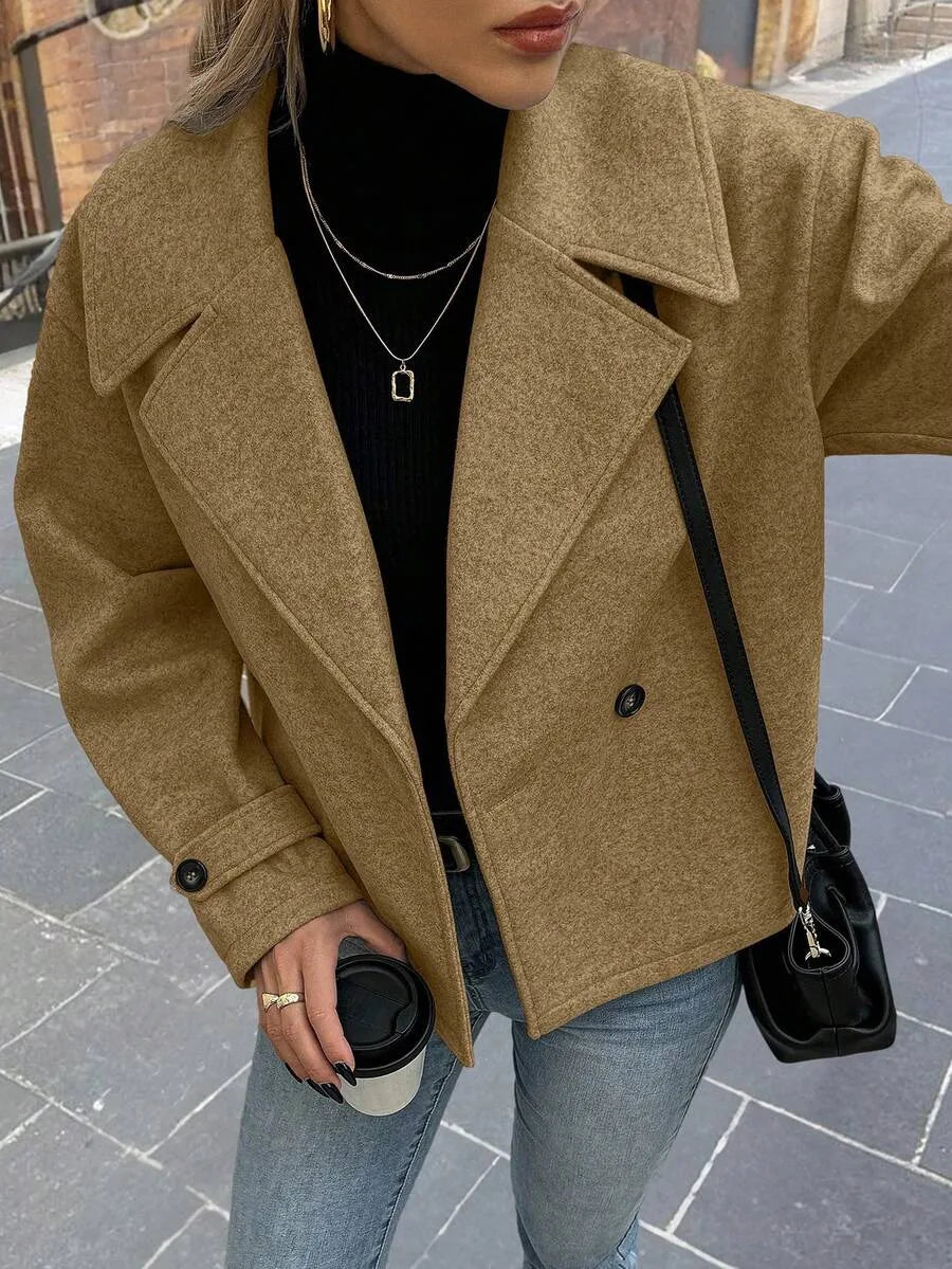 Jas Dames Oversized met Brede Revers