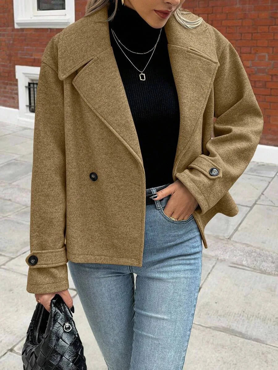 Jas Dames Oversized met Brede Revers