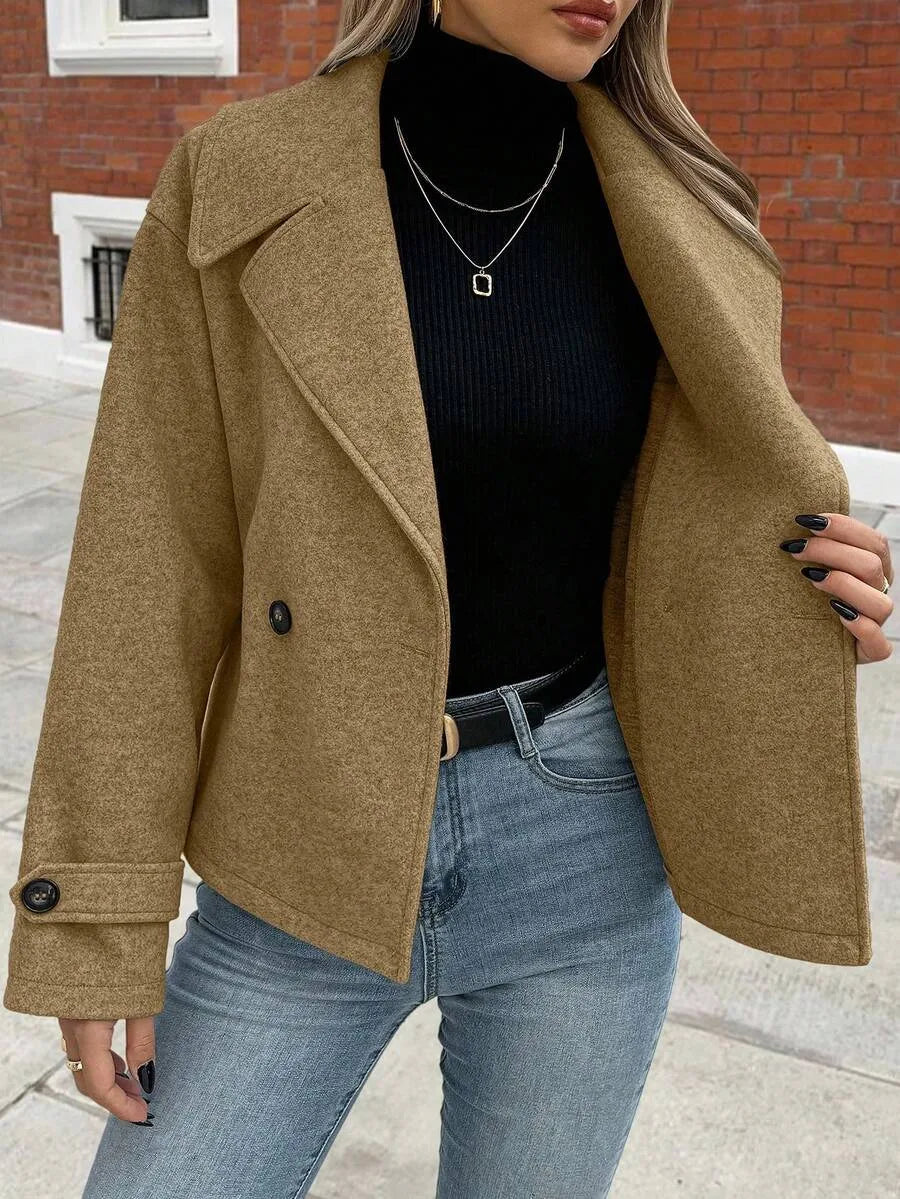 Jas Dames Oversized met Brede Revers