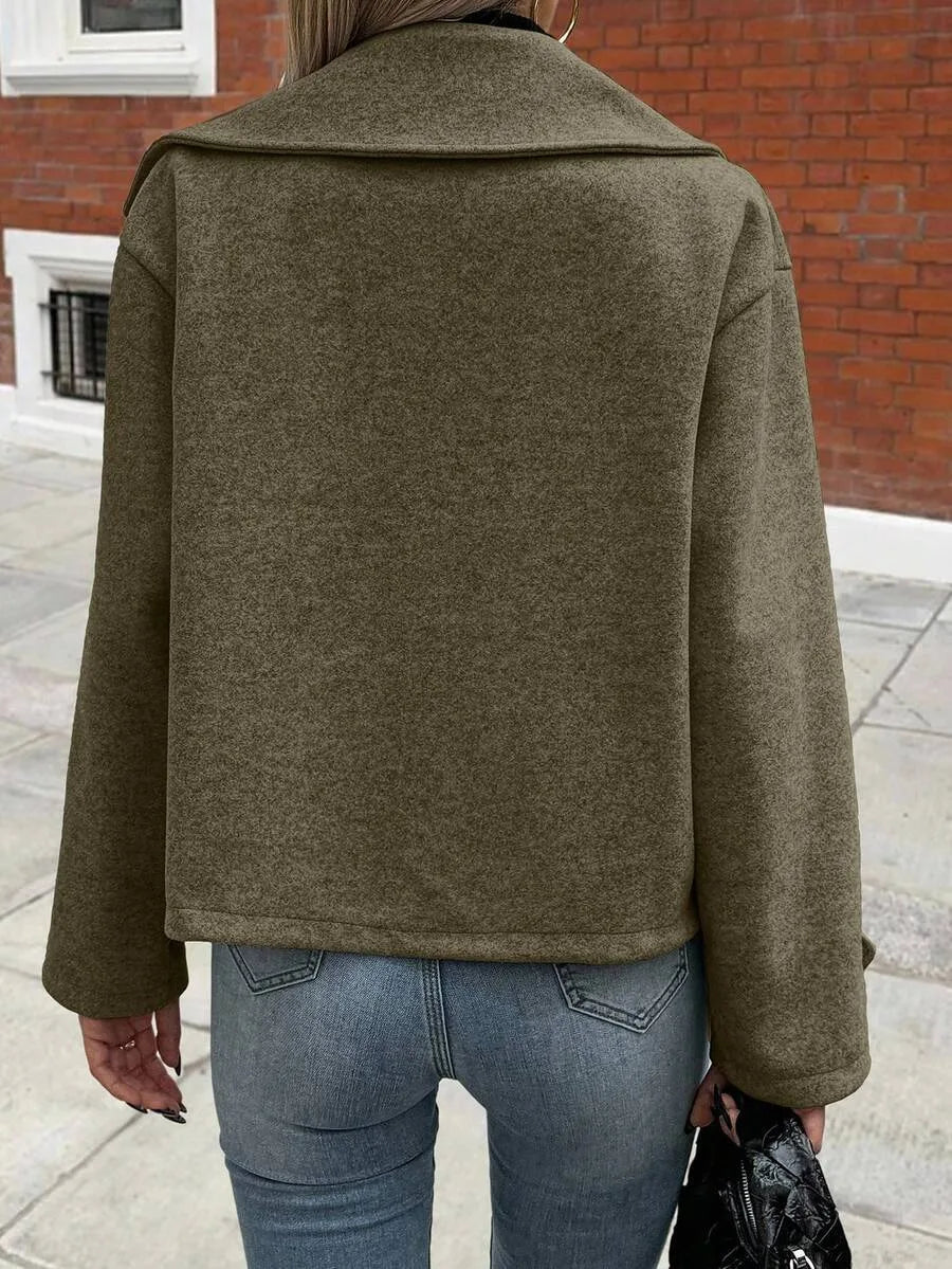 Jas Dames Oversized met Brede Revers