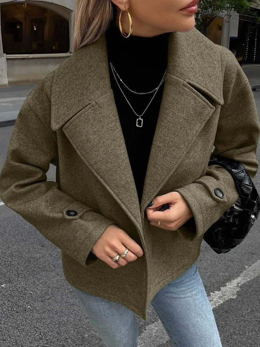 Jas Dames Oversized met Brede Revers