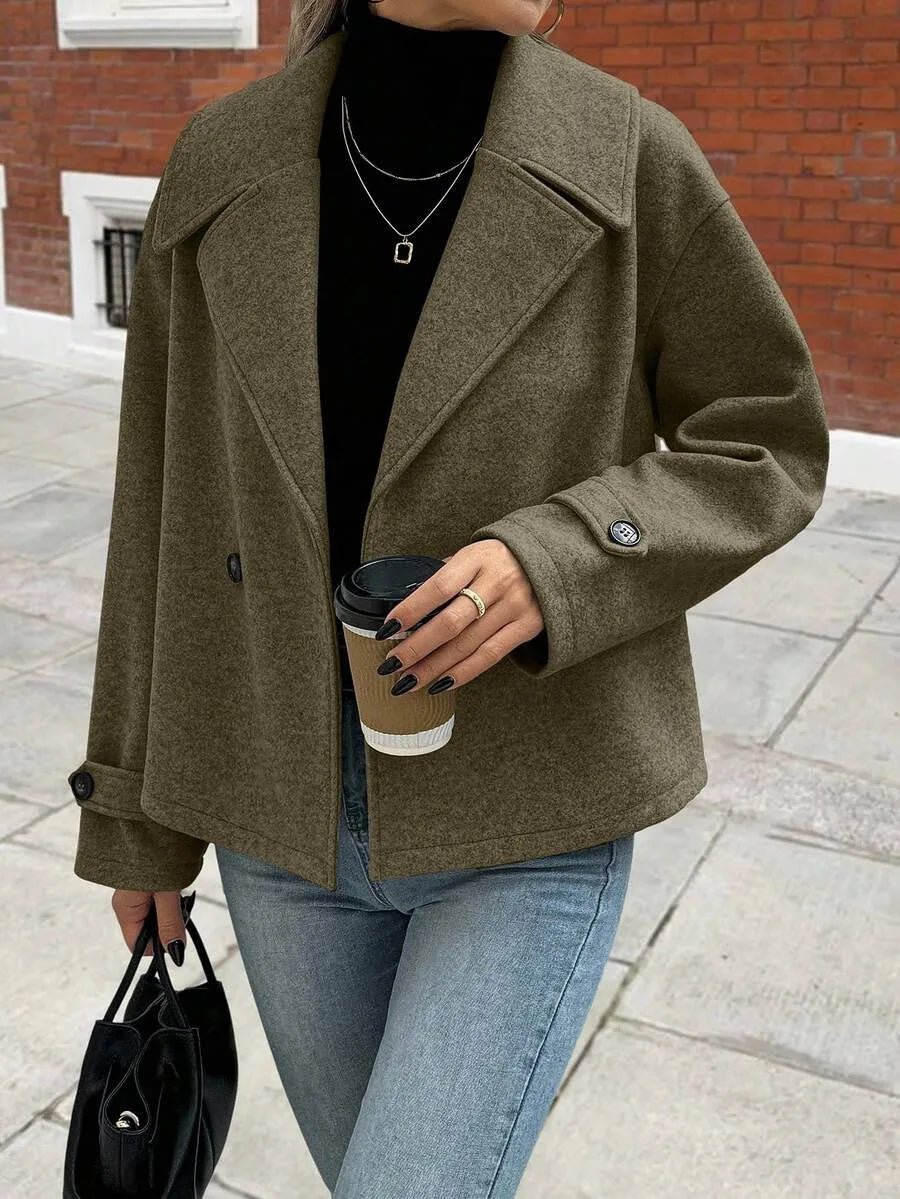 Jas Dames Oversized met Brede Revers
