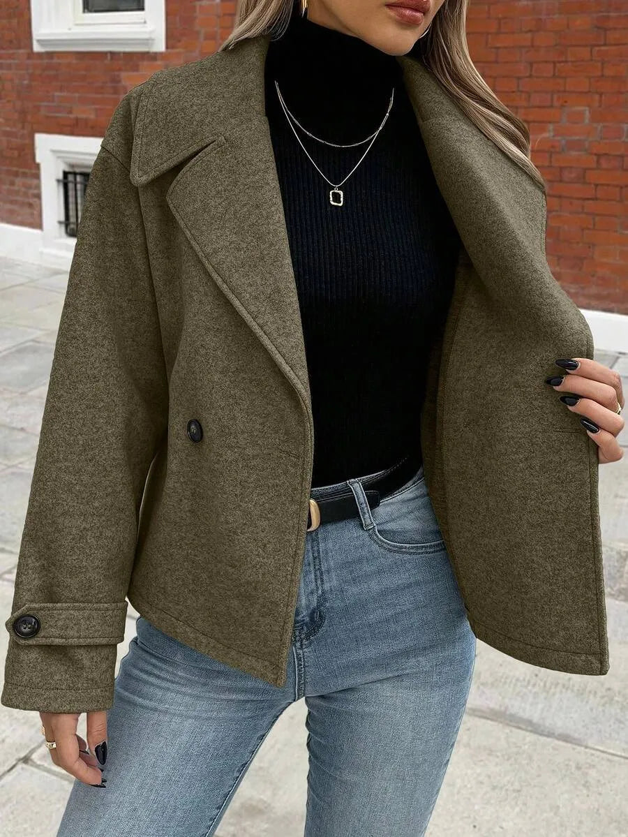 Jas Dames Oversized met Brede Revers