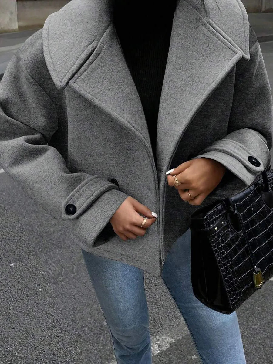 Jas Dames Oversized met Brede Revers