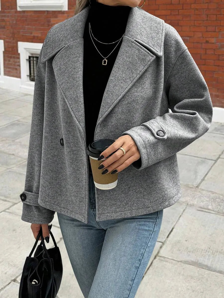 Jas Dames Oversized met Brede Revers