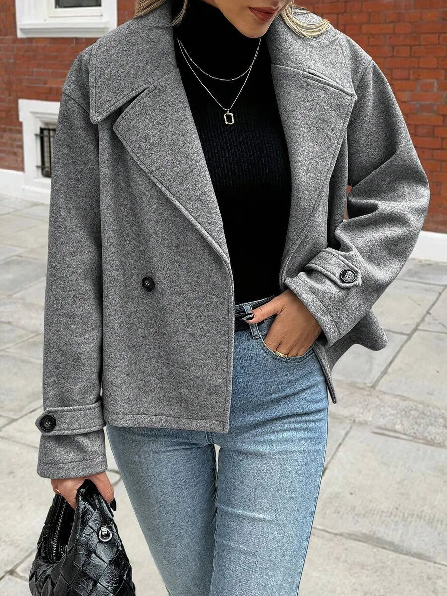 Jas Dames Oversized met Brede Revers