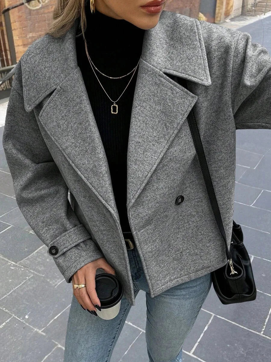 Jas Dames Oversized met Brede Revers