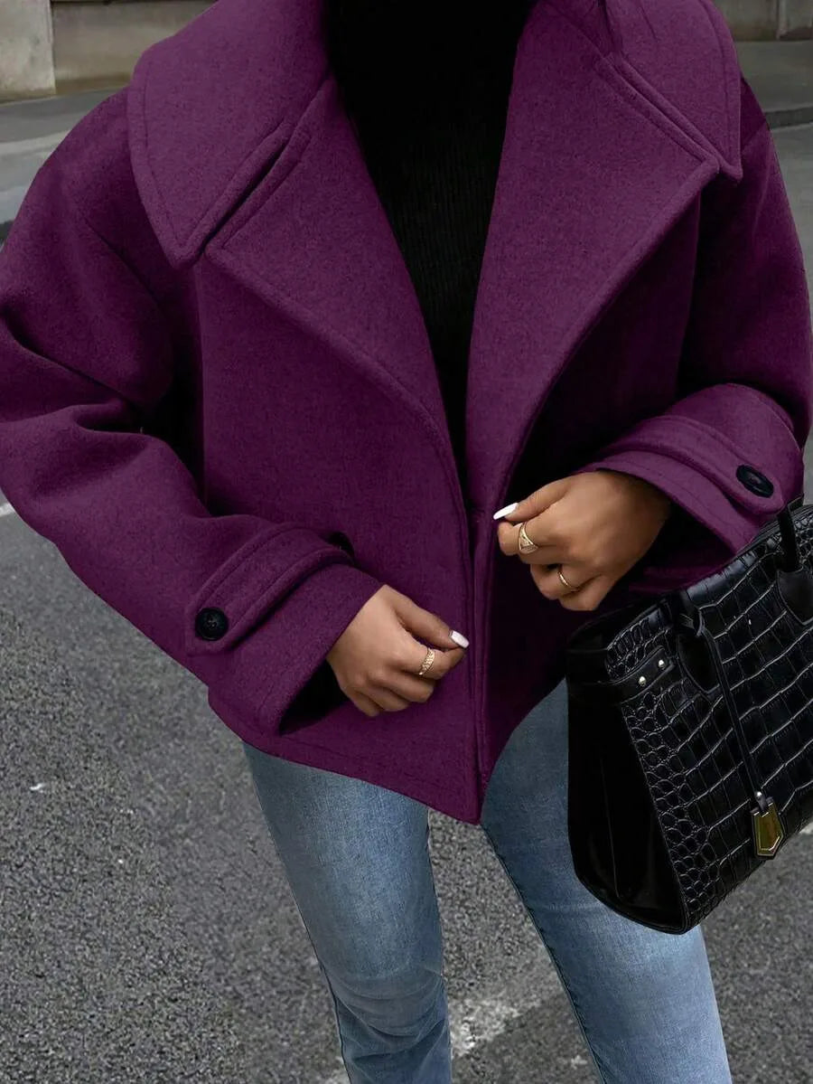 Jas Dames Oversized met Brede Revers