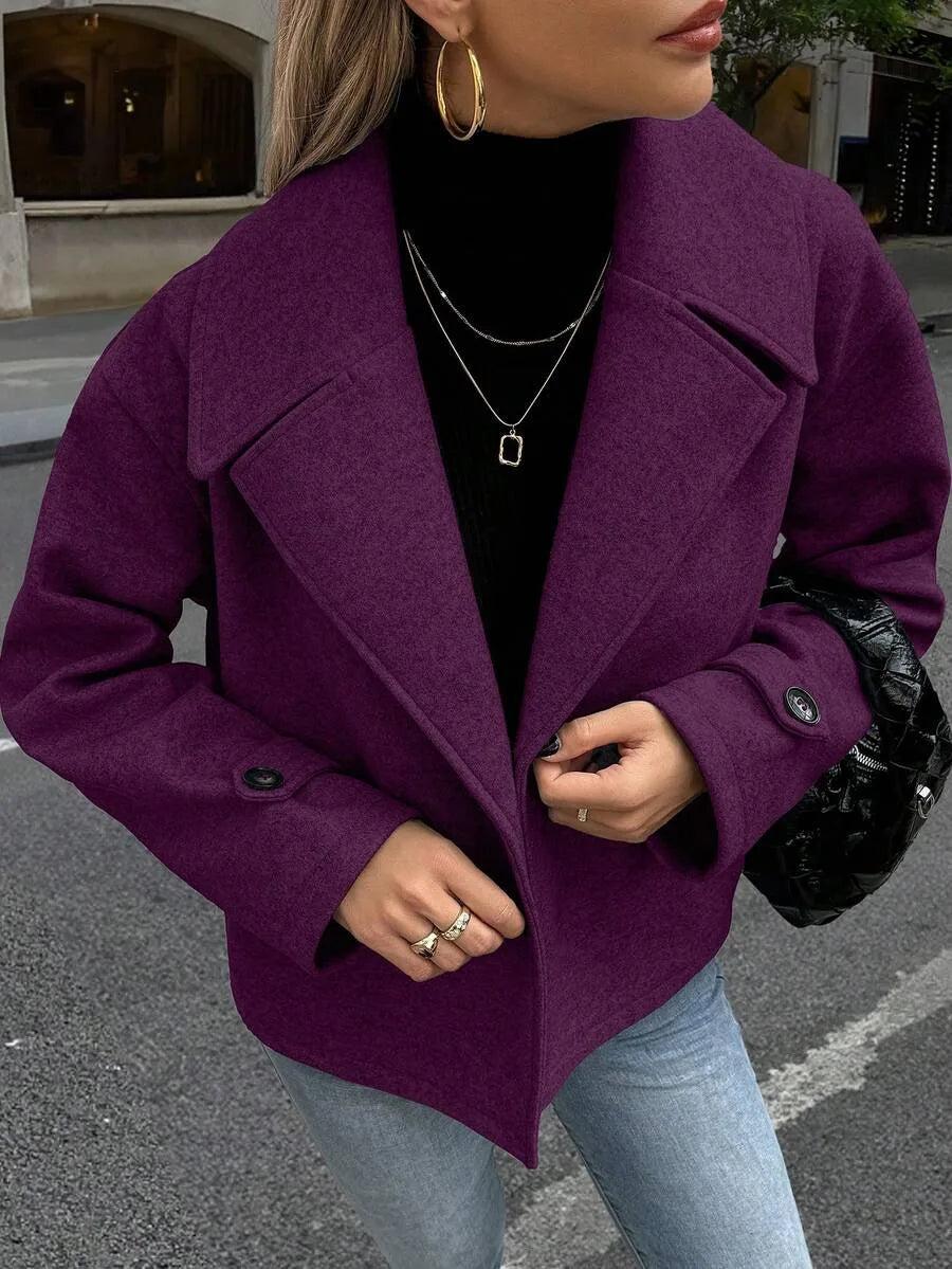 Jas Dames Oversized met Brede Revers