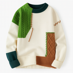Trui Heren met Patchwork