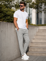 Slim fit broek met stretch heren