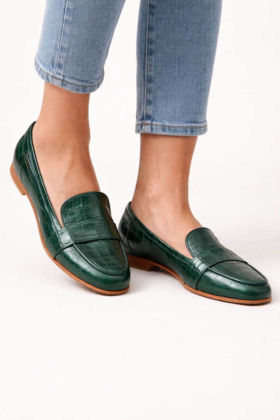 PU leren mocassins Dames