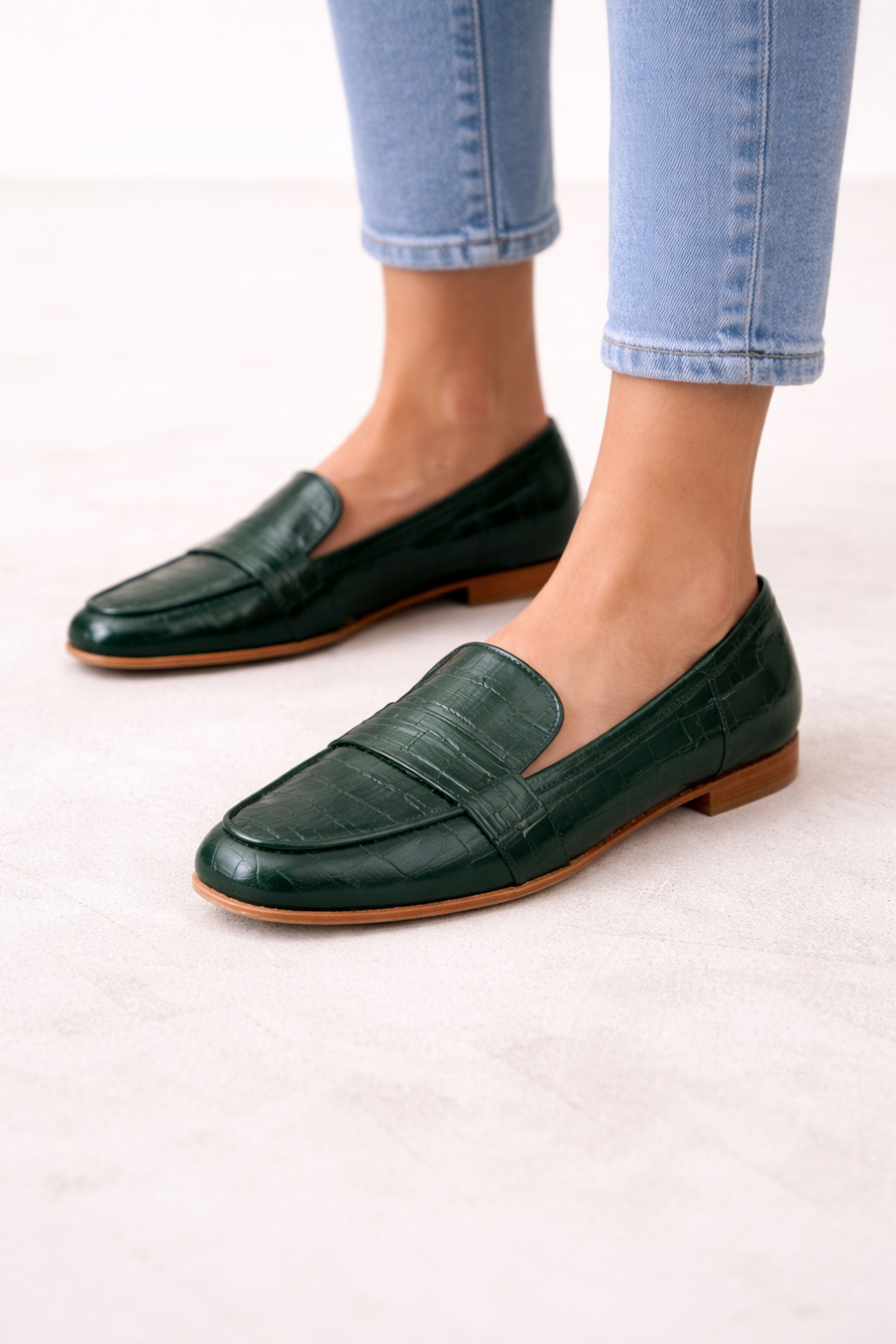 PU leren mocassins Dames