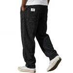 Corduroy broek met elastische taille Heren