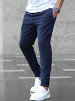Slim fit broek met stretch heren
