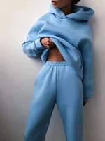 Dames co-ord set hoodie met joggingbroek
