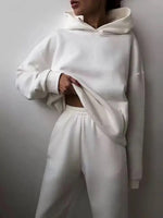 Dames co-ord set hoodie met joggingbroek