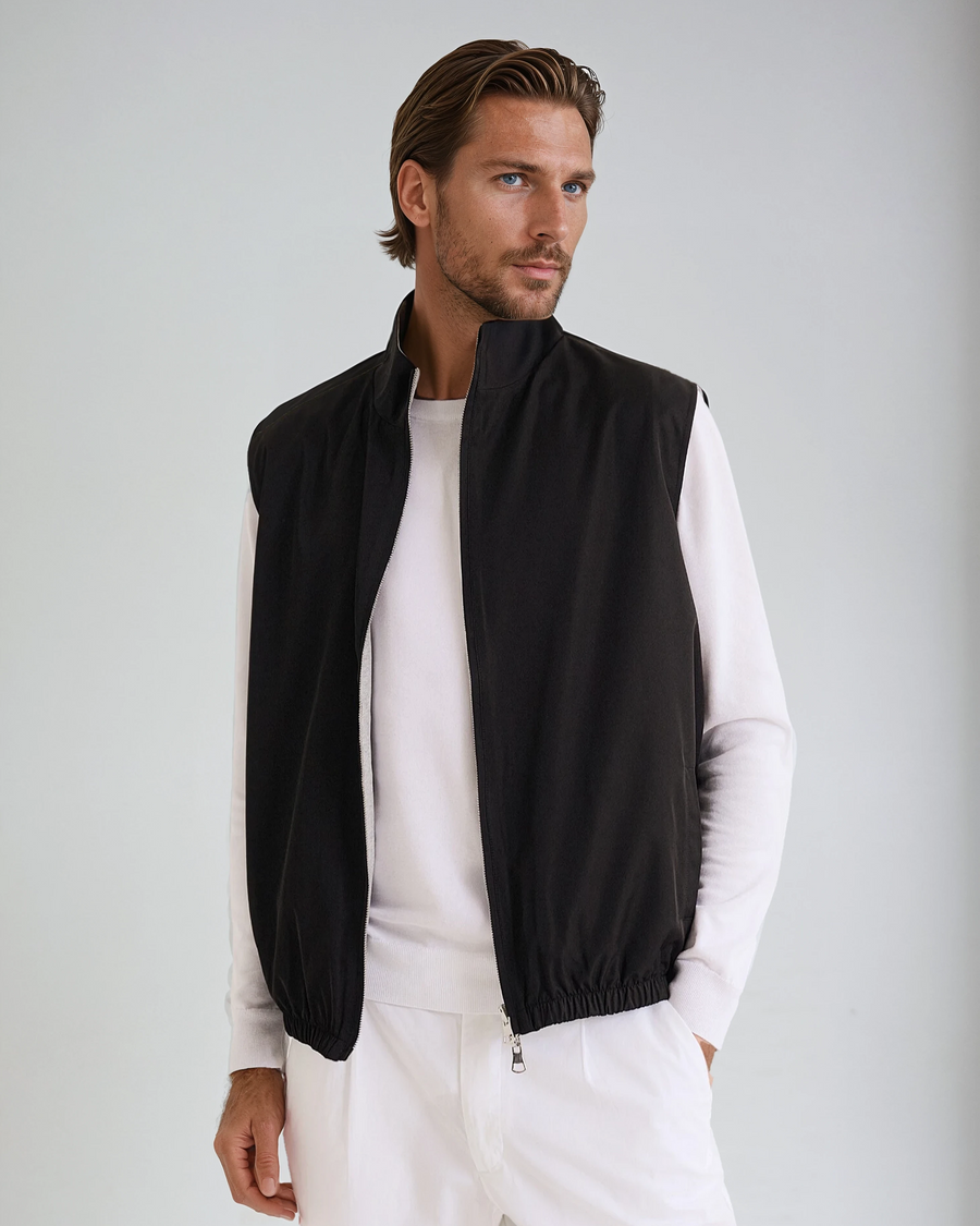 Bodywarmer 2-in-1 gilet heren - Zwart