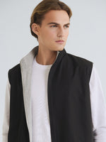 Bodywarmer 2-in-1 gilet heren - Zwart