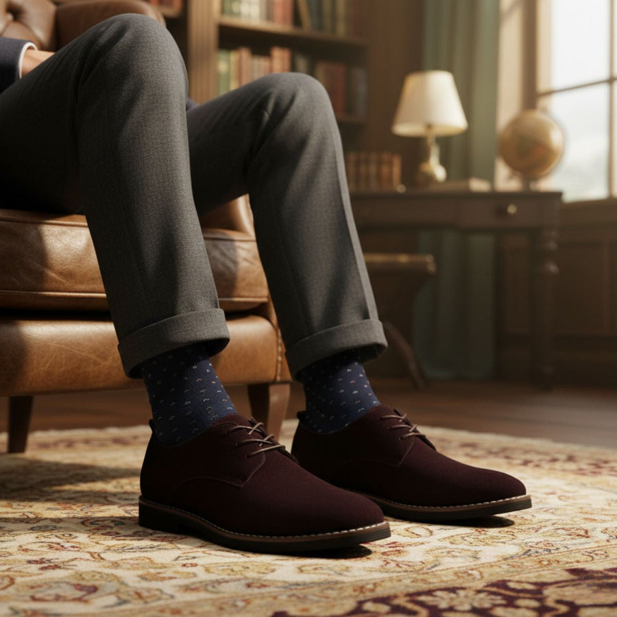 Suede Oxford Schoenen Heren