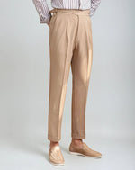 Oxford zomerbroek regular fit heren - Khaki