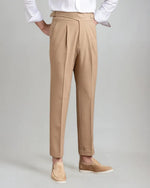 Oxford zomerbroek regular fit heren - Khaki