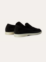 Verfijnde suède loafers heren – Zwart