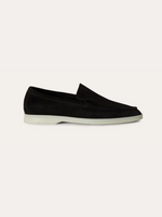 Verfijnde suède loafers heren – Zwart