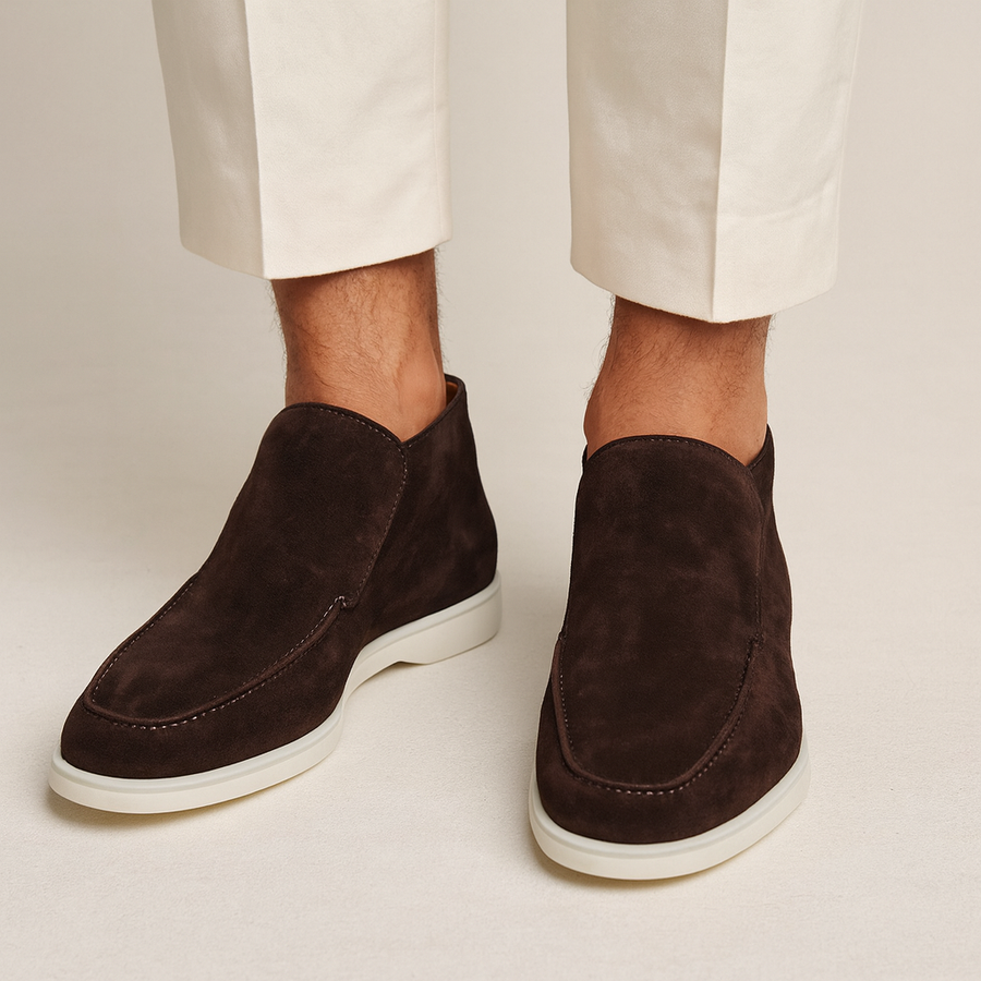 Suède Hoge loafers Heren