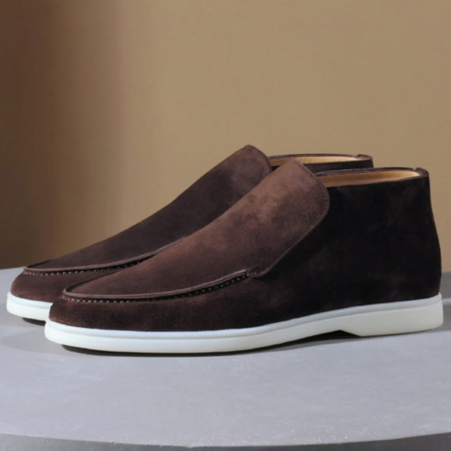 Suède Hoge loafers Heren