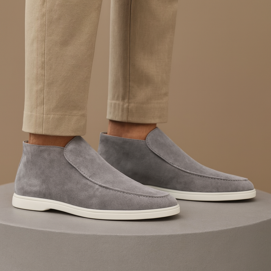 Suède Hoge loafers Heren