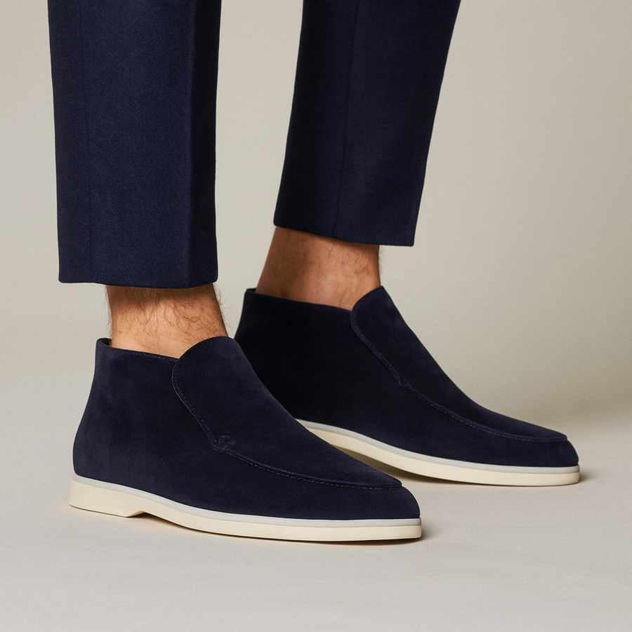 Suède Hoge loafers Heren