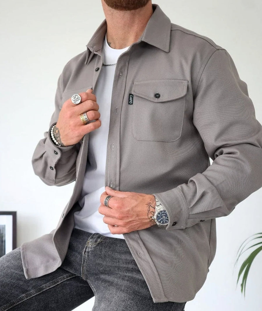 Overshirt Heren met Borstzakken
