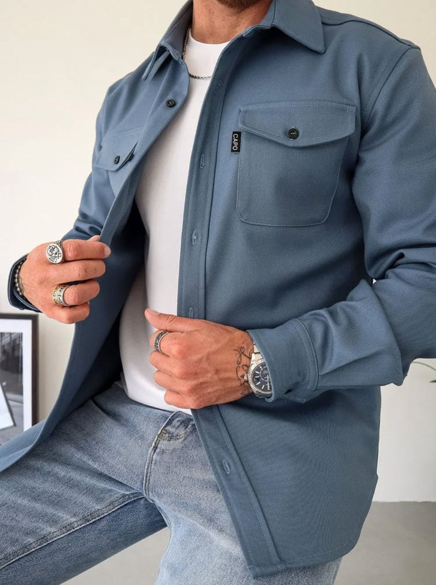 Overshirt Heren met Borstzakken