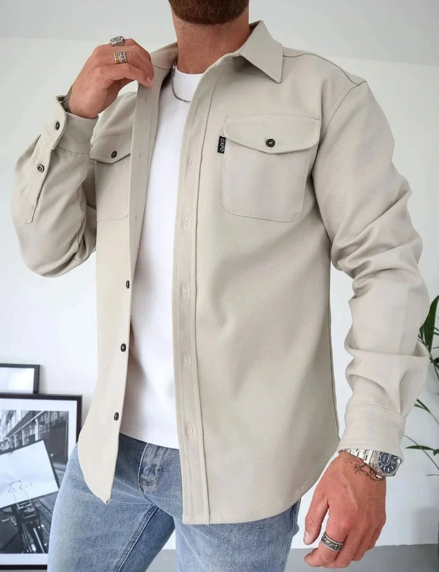 Overshirt Heren met Borstzakken