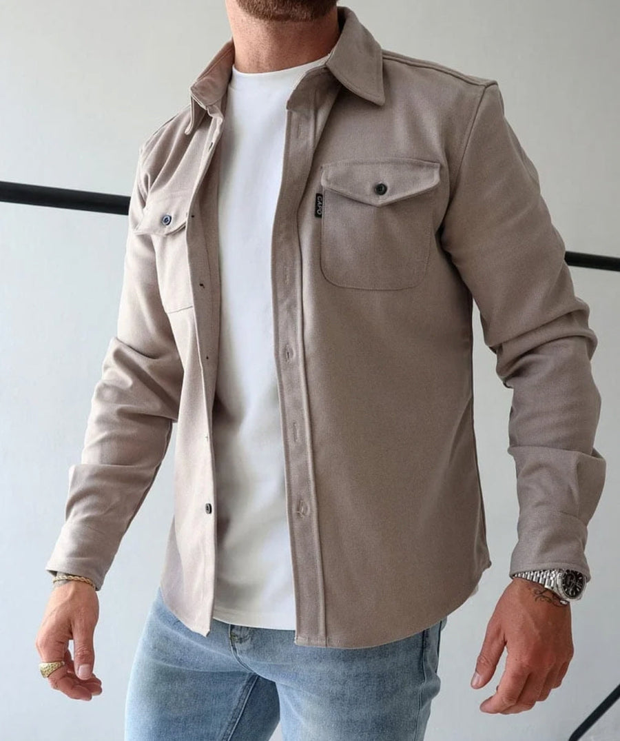 Overshirt Heren met Borstzakken
