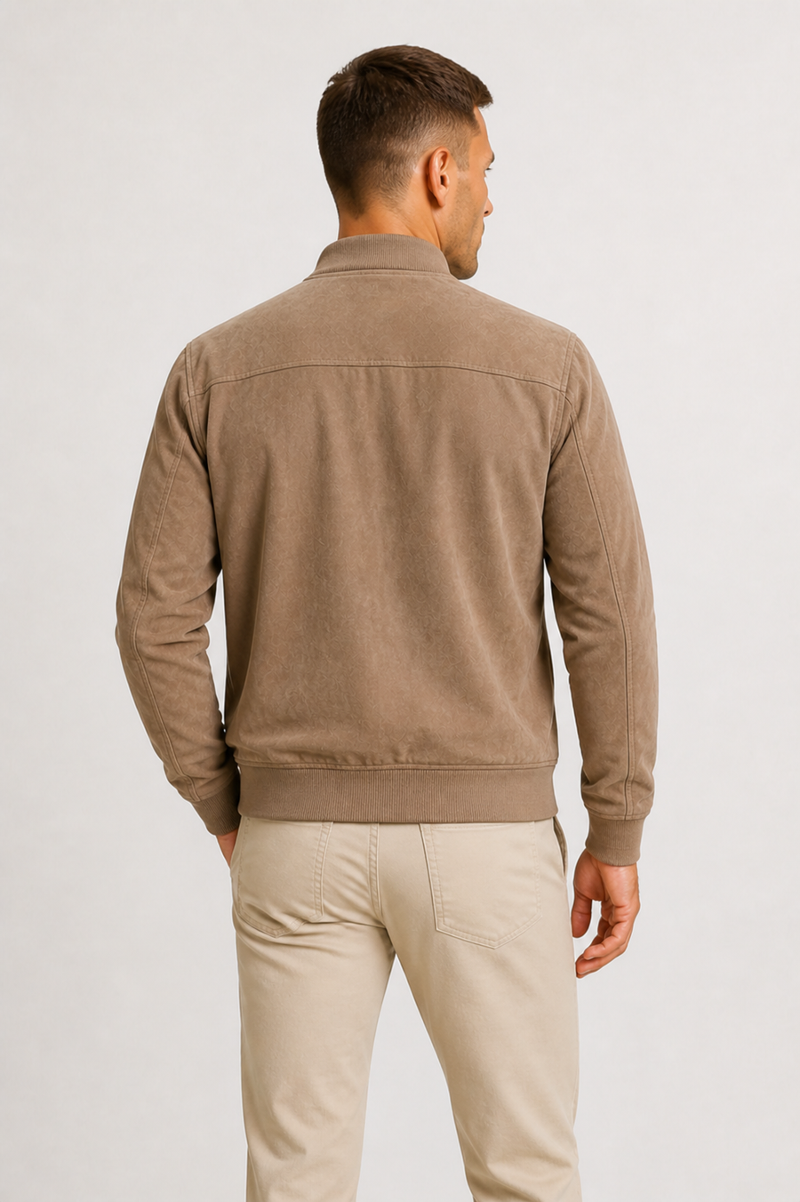 Heren Bomberjack Suede