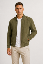Heren Bomberjack Suede
