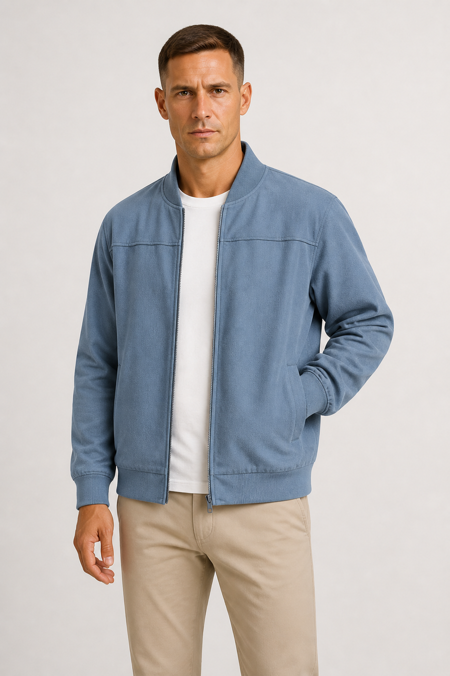 Heren Bomberjack Suede