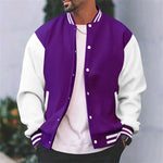 Varsity Jacket Heren met Drukknopen